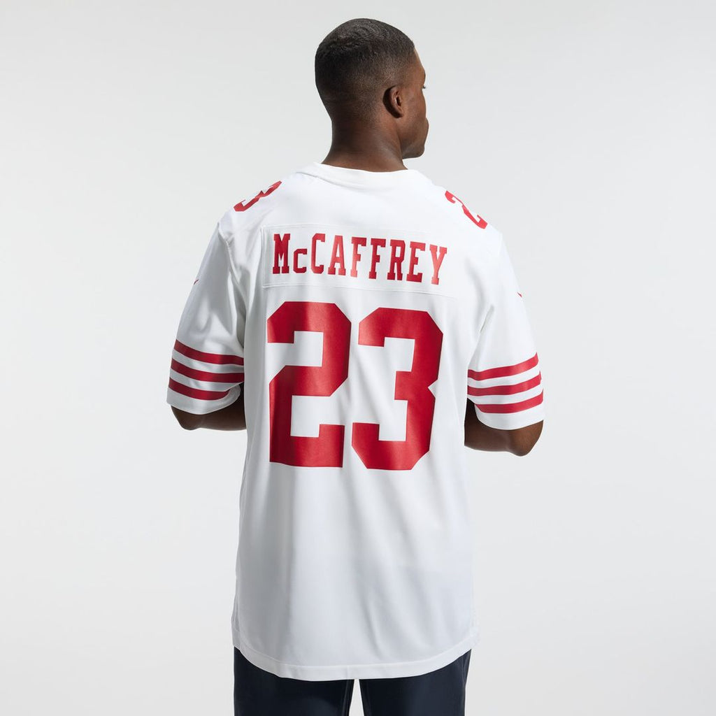 Christian McCaffrey San Francisco 49ers Game Player Jersey - White