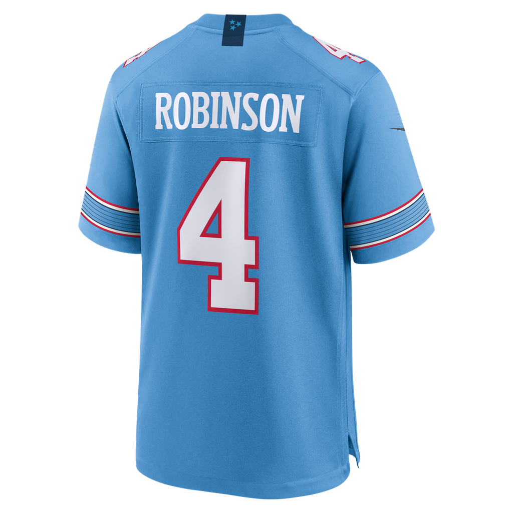 Wan'Dale Robinson Tennessee Titans Team Game Jersey - Light Blue