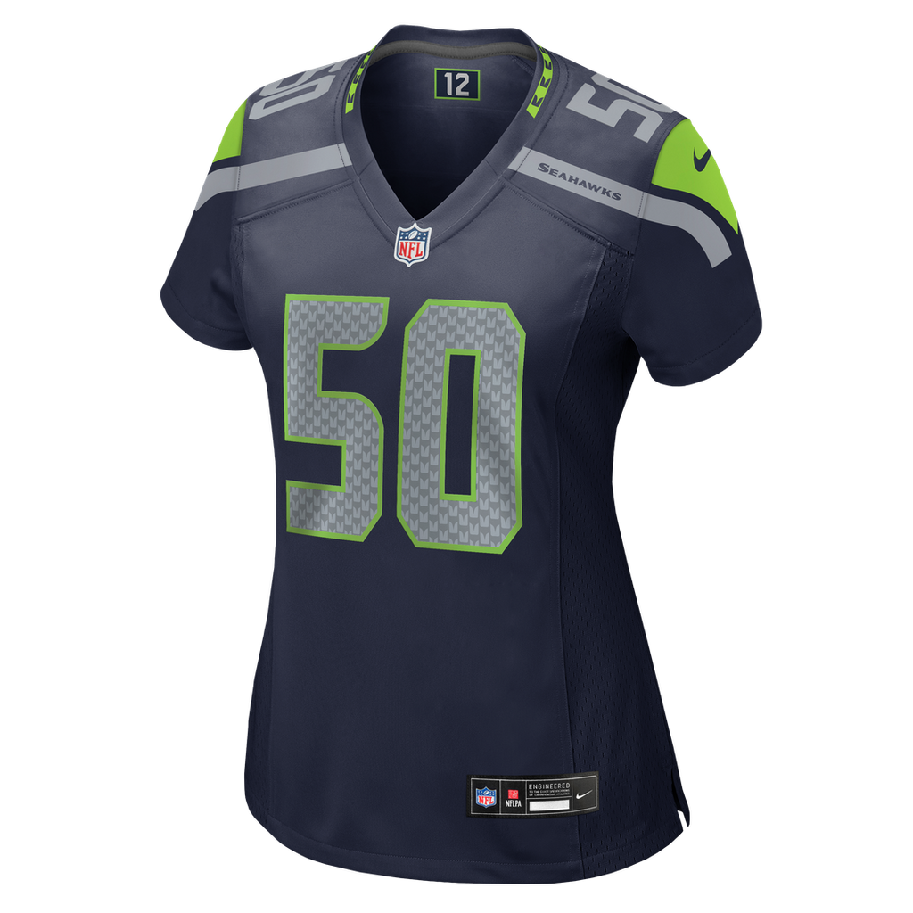 Jared Ivey Seattle Seahawks Women's Team Game Jersey - College Navy