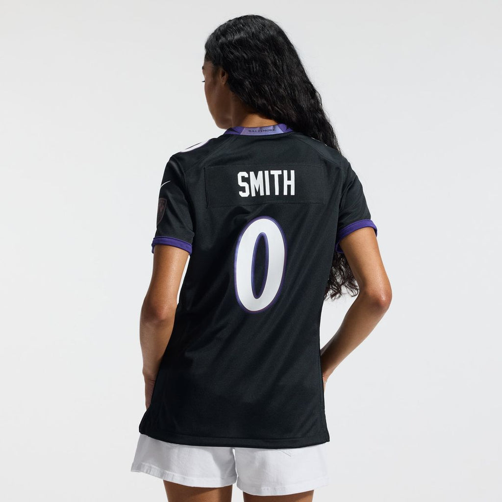 Roquan Smith Baltimore Ravens Women's Team Game Jersey - Purple