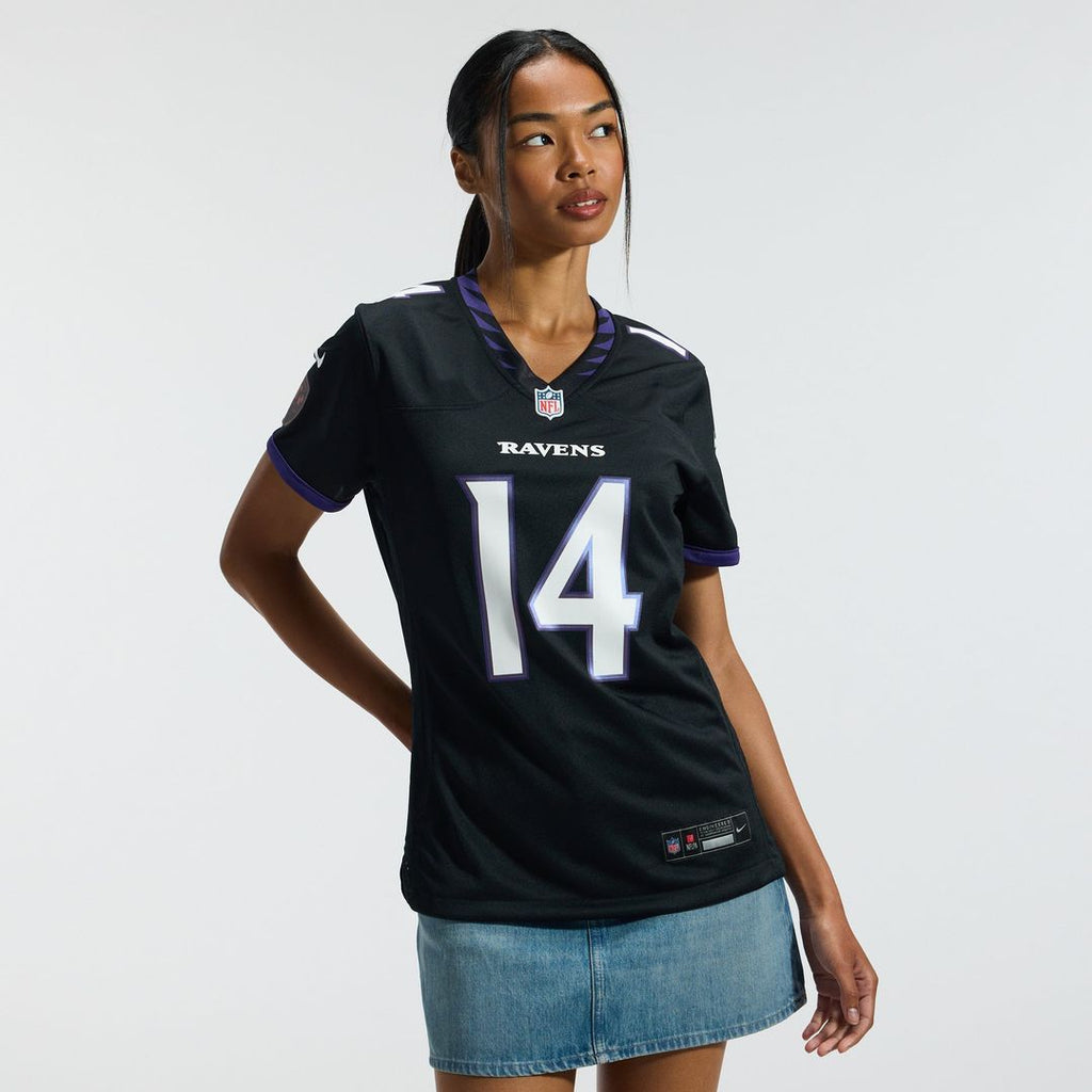 Kyle Hamilton Baltimore Ravens Women's Team Game Jersey - Purple