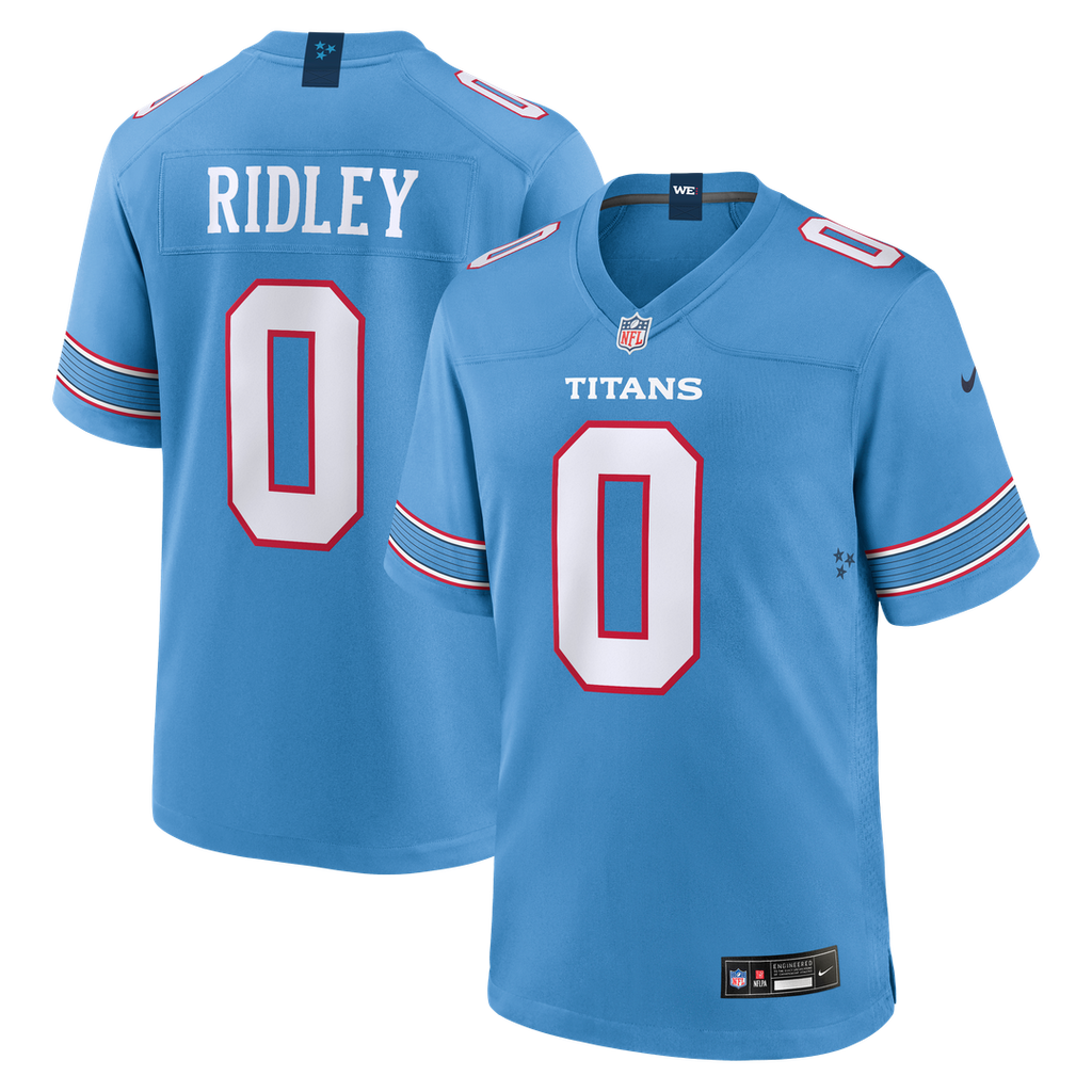 Calvin Ridley Tennessee Titans Game Jersey - Light Blue