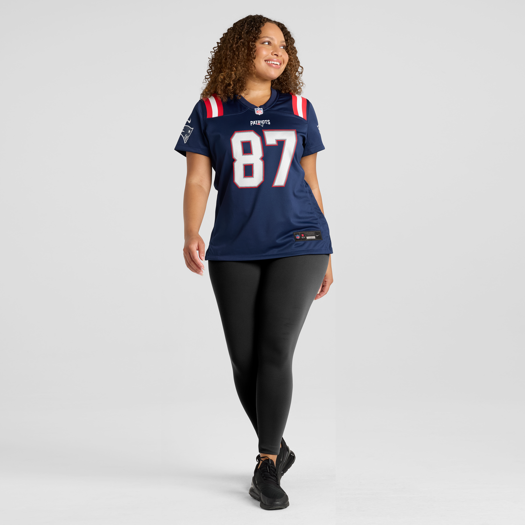 Romeo Doubs New England Patriots Women's Team Game Jersey - Navy