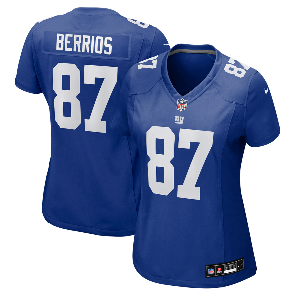 Braxton Berrios New York Giants Women's Team Game Jersey - Royal