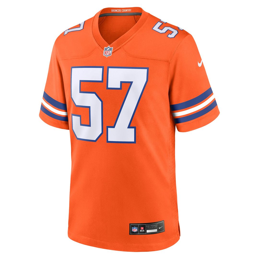Tom Jackson Denver Broncos Retired Player Alternate Game Jersey - Orange