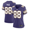 Alan Page Minnesota Vikings Women's Classic Retired Player Jersey - Purple