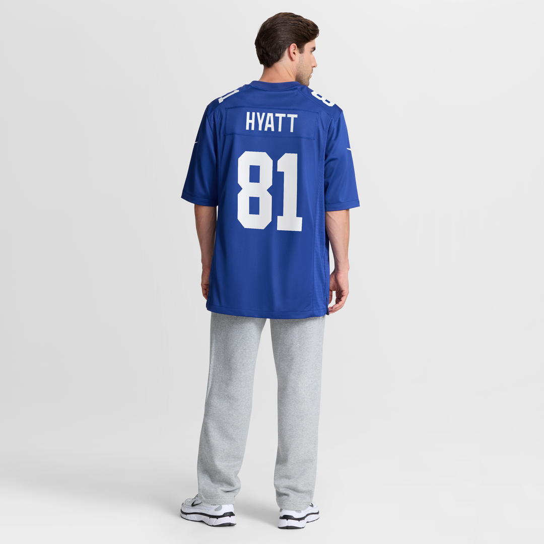 Jalin Hyatt New York Giants Team Game Jersey - Royal