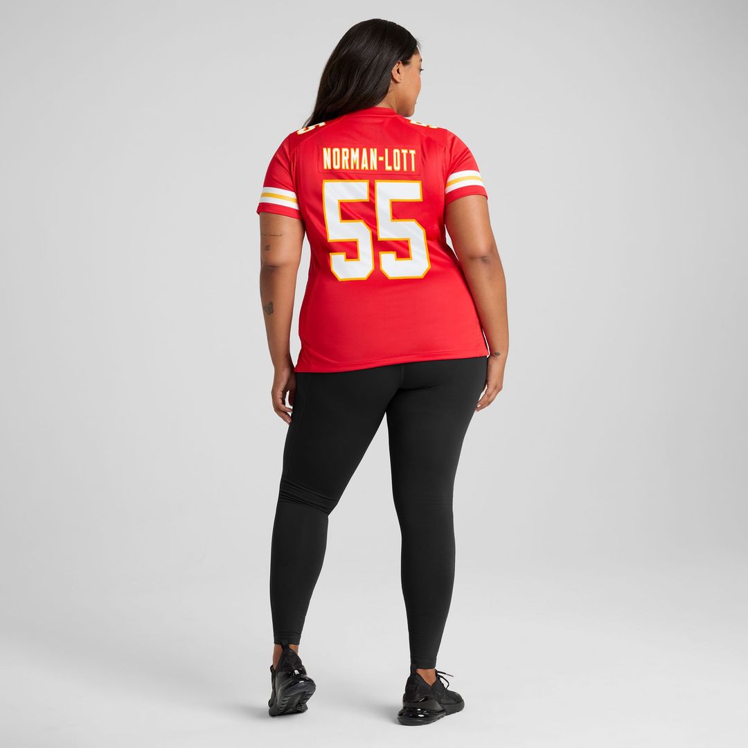 Omarr Norman - Lott Kansas City Chiefs Women's Team Game Jersey - Red