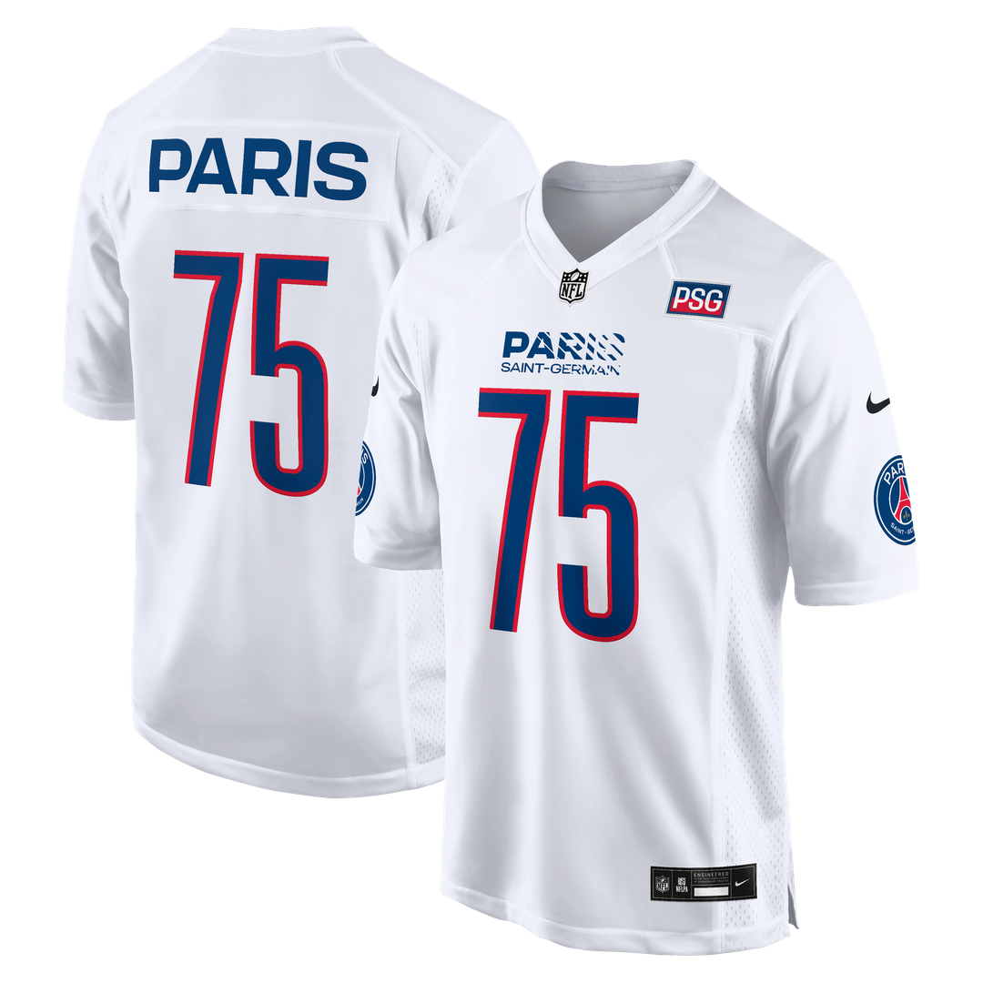 Paris Saint - Germain 2025 Soccer x NFL Game Jersey - White