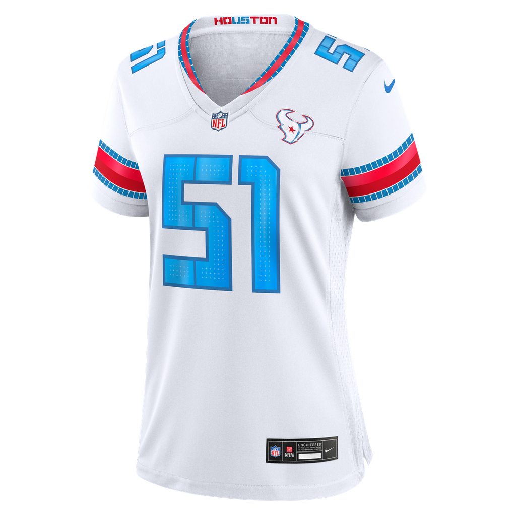 Will Anderson Jr. Houston Texans Women's 2026 Rivalries Collection Game Jersey - White