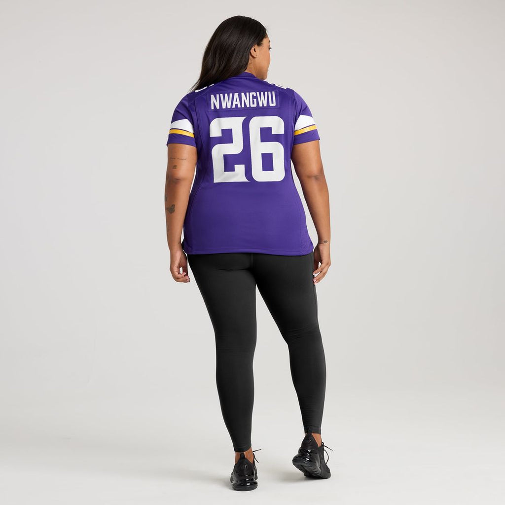 Kene Nwangwu Minnesota Vikings Women's Game Jersey - Purple