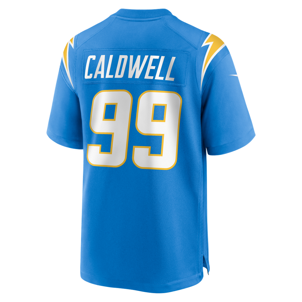 Jamaree Caldwell Los Angeles Chargers Team Game Jersey - Powder Blue