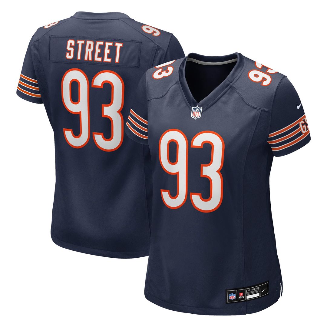 Kentavius Street Chicago Bears Women's Team Game Jersey - Navy
