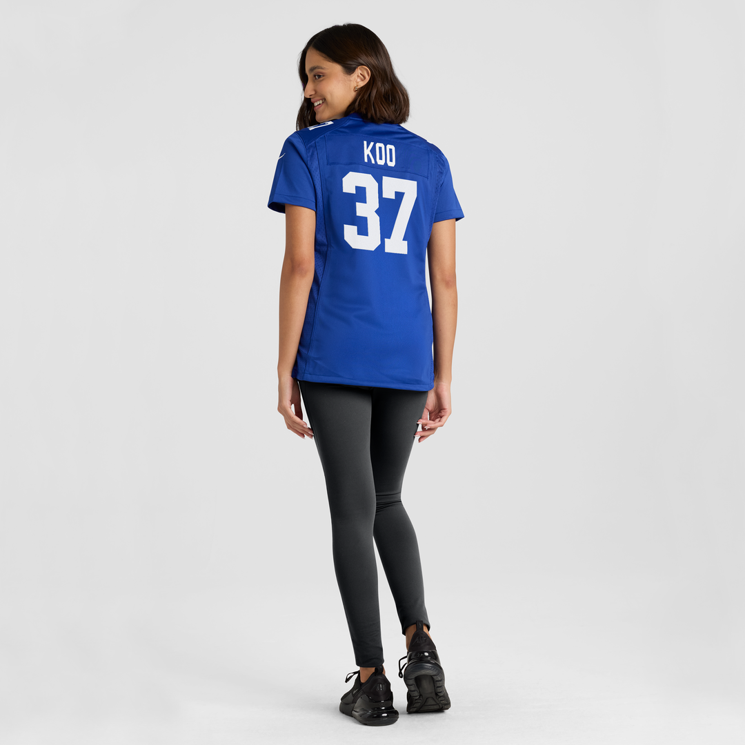 Younghoe Koo New York Giants Women's Team Game Jersey - Royal