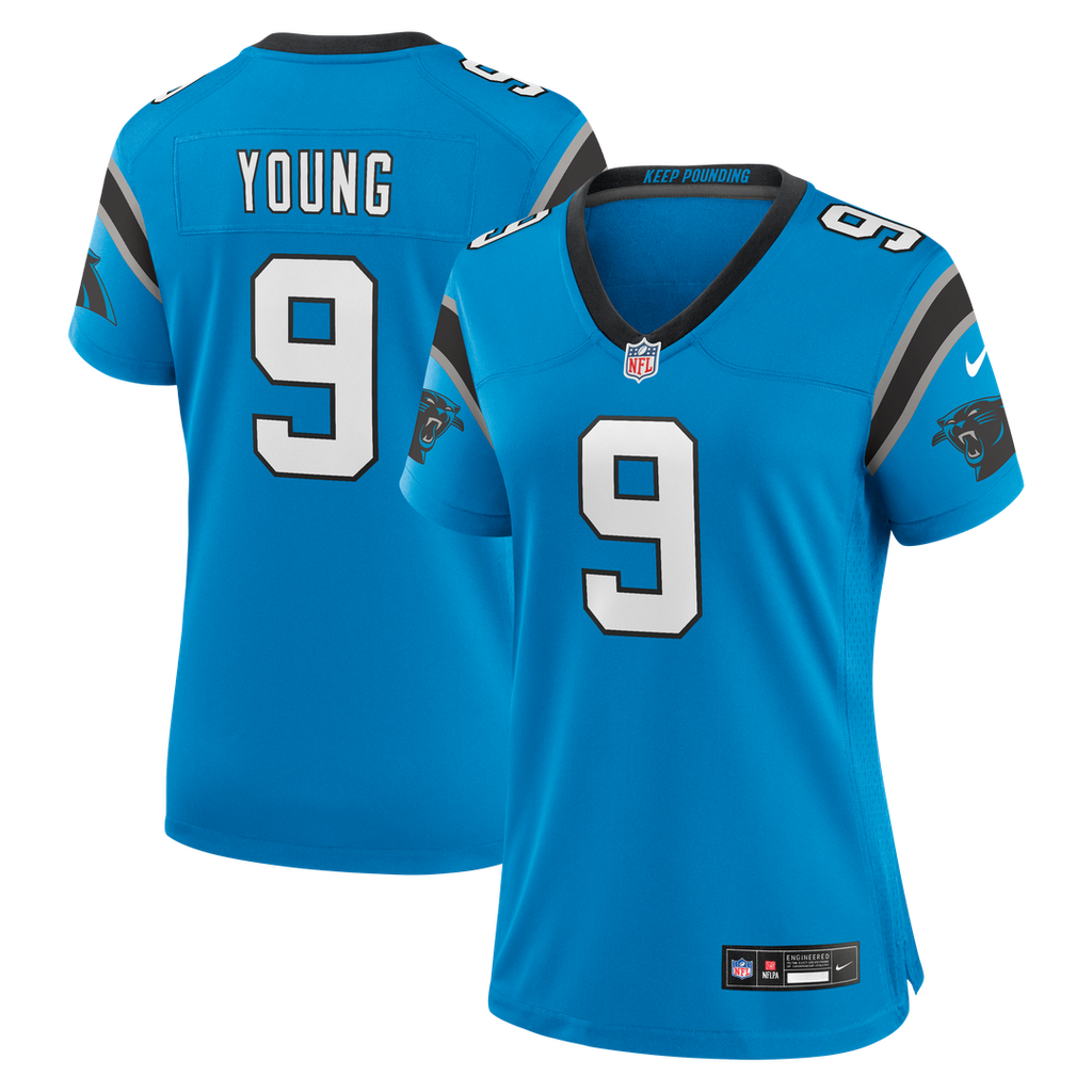Bryce Young Carolina Panthers Women's Player Jersey - Blue