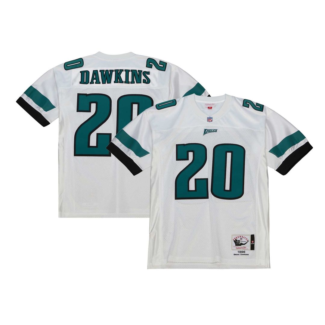 Brian Dawkins Philadelphia Eagles 2007 Authentic Throwback Retired Player Jersey - Green