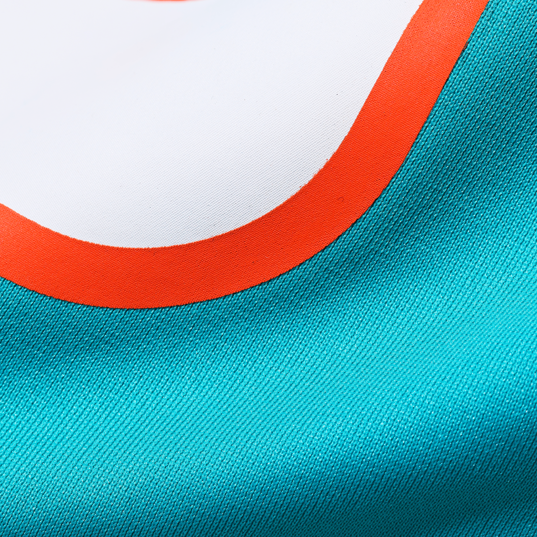 Rashard Lawrence Miami Dolphins Team Game Jersey - Aqua