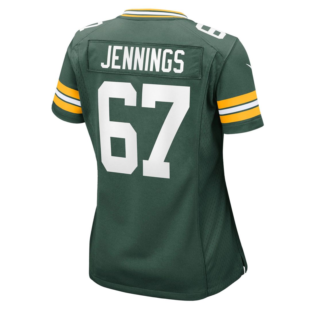 Donovan Jennings Green Bay Packers Women's Team Game Jersey - Green
