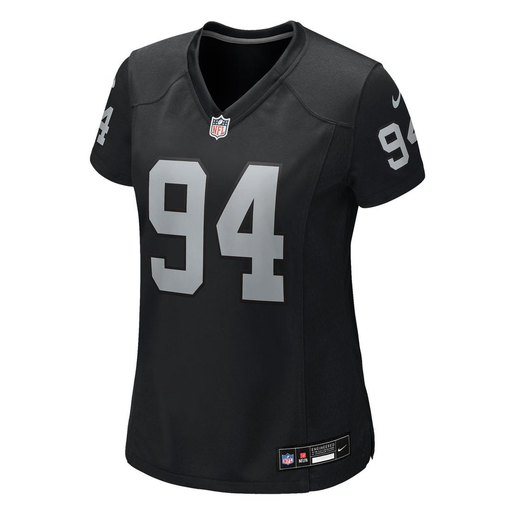 Christian Wilkins Las Vegas Raiders Women's Team Game Jersey - Black