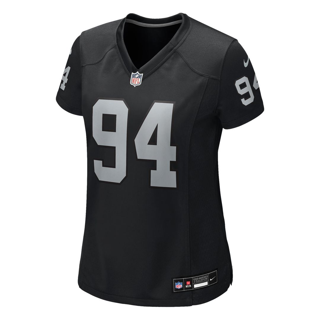 Christian Wilkins Las Vegas Raiders Women's Team Game Jersey - Black