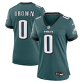 Marquise Brown Philadelphia Eagles Women's Team Game Jersey - Midnight Green
