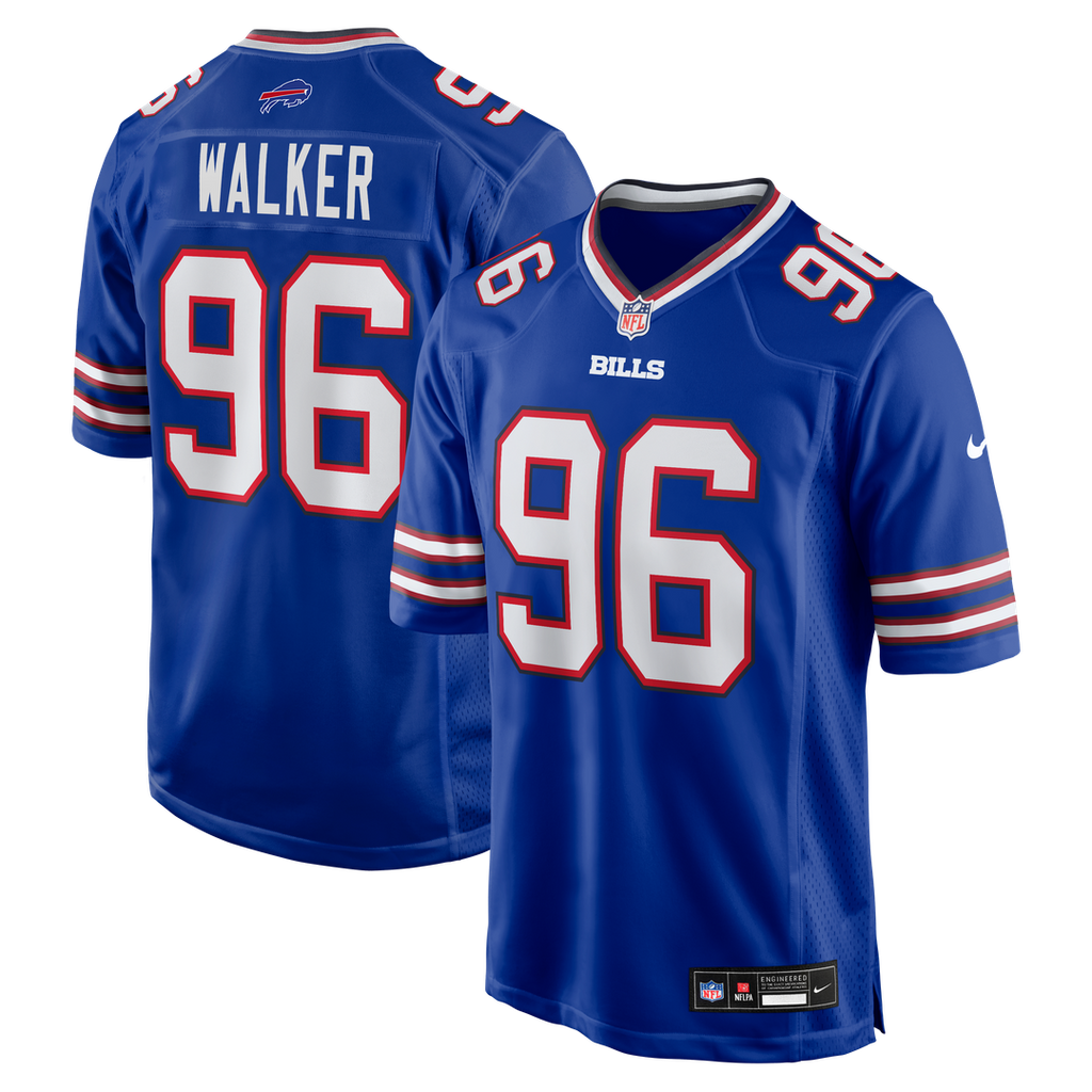 Deone Walker Buffalo Bills Team Game Jersey - Royal