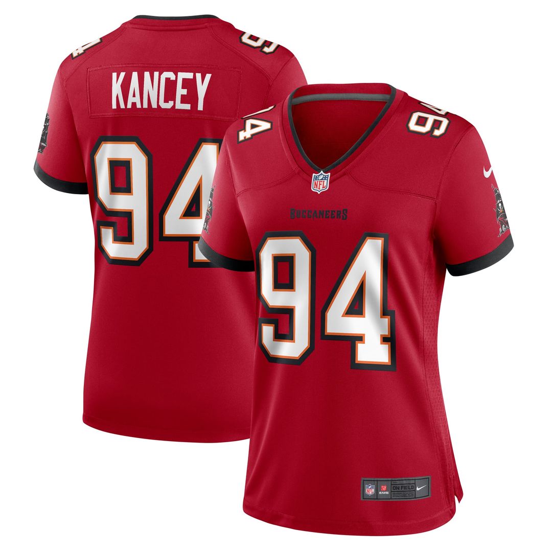 Calijah Kancey Tampa Bay Buccaneers Women's Game Jersey - Red