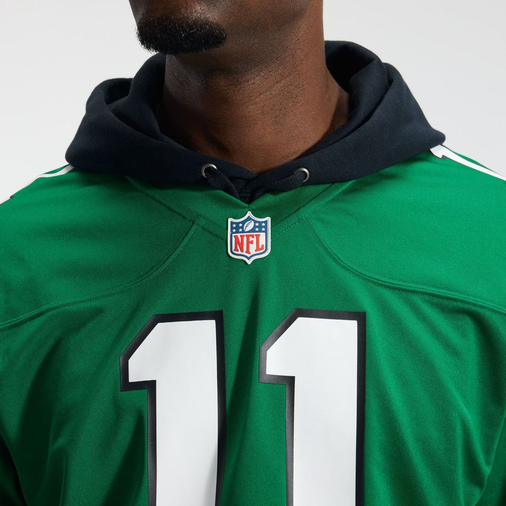 A.J. Brown Philadelphia Eagles Alternate Game Player Jersey - Kelly Green