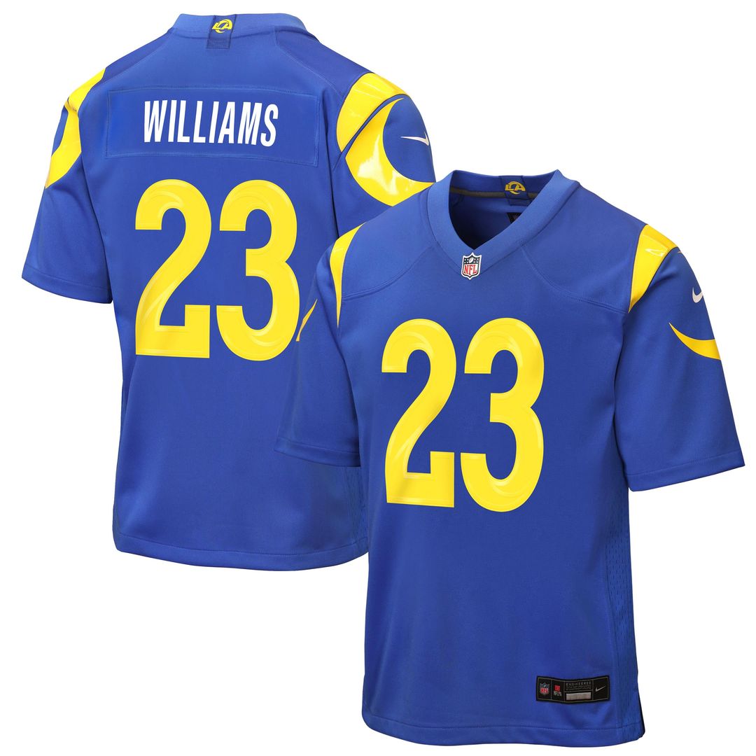 Kyren Williams Los Angeles Rams Youth Game Jersey - Royal