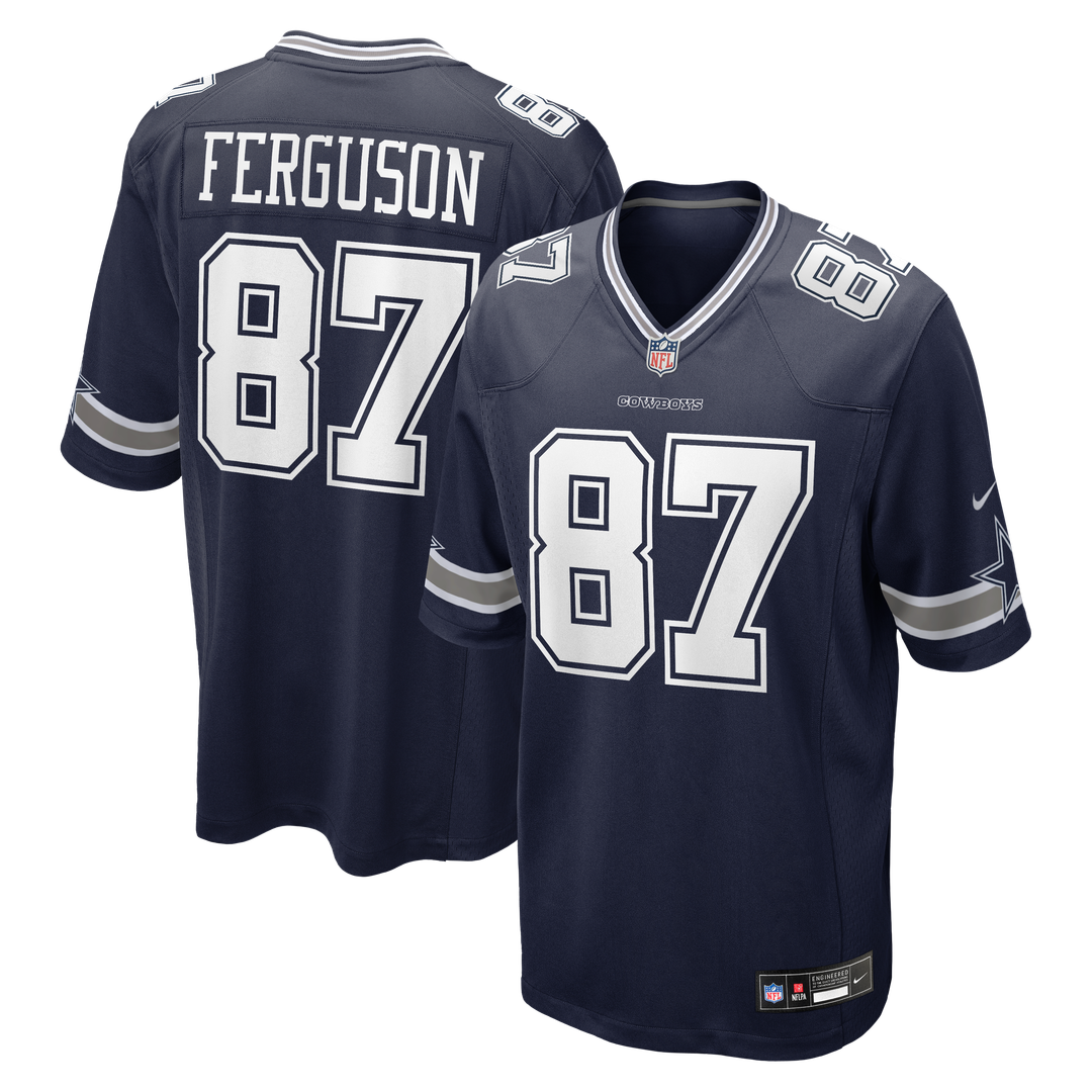 Jake Ferguson Dallas Cowboys Game Jersey - White
