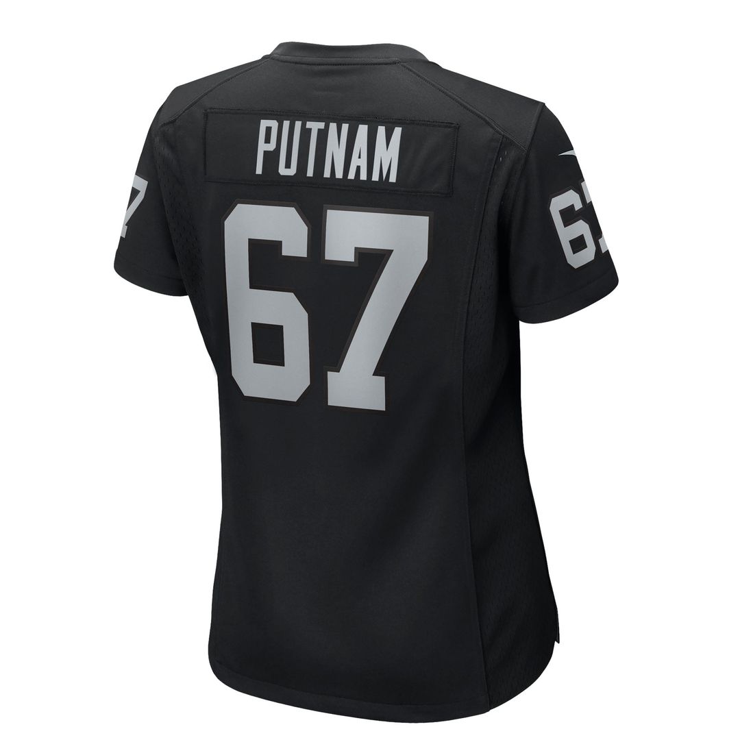 Will Putnam Las Vegas Raiders Women's Team Game Jersey - Black
