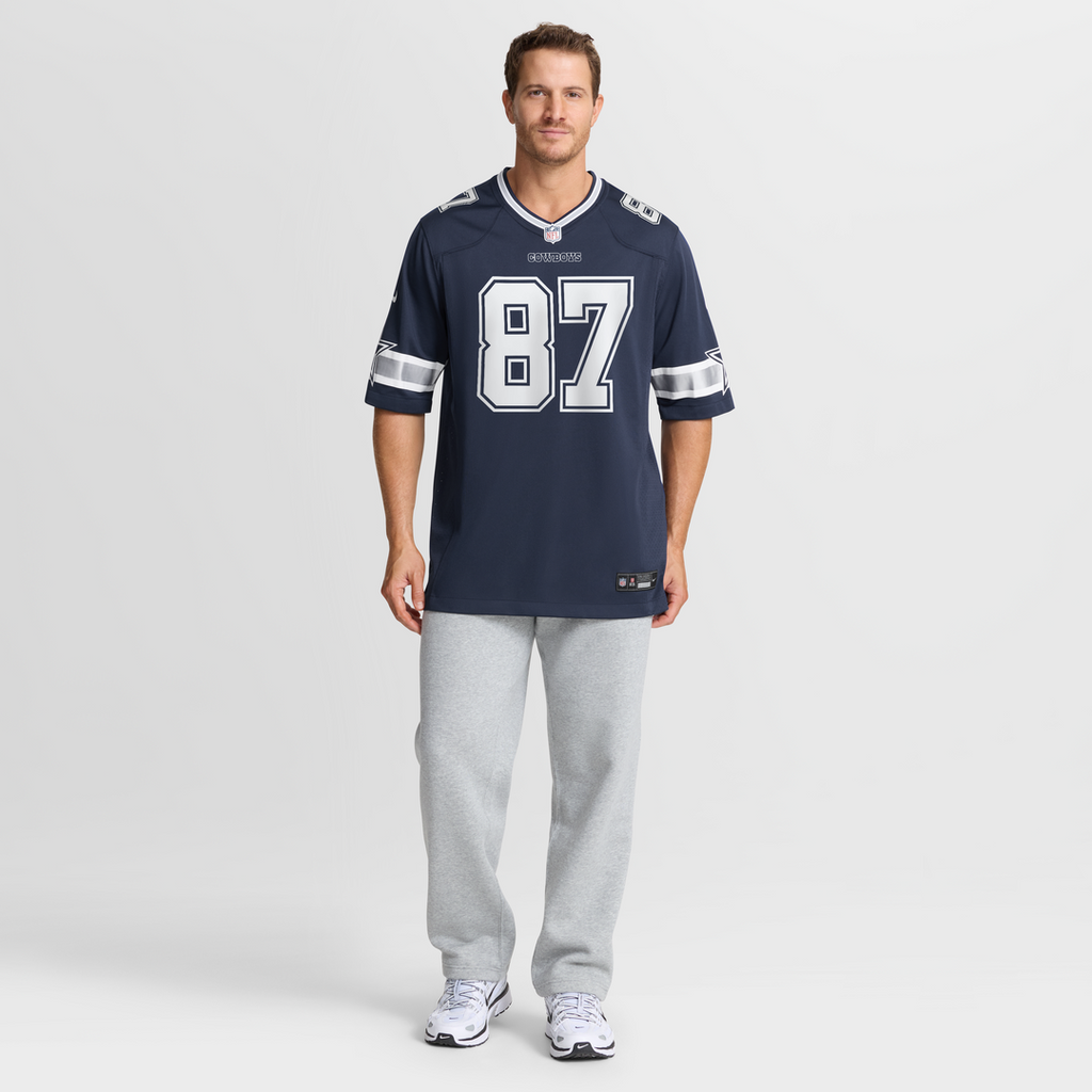Jake Ferguson Dallas Cowboys Game Jersey - White