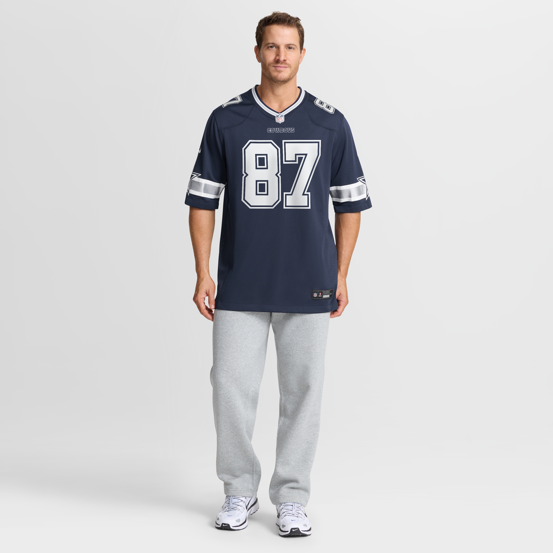 Jake Ferguson Dallas Cowboys Game Jersey - White