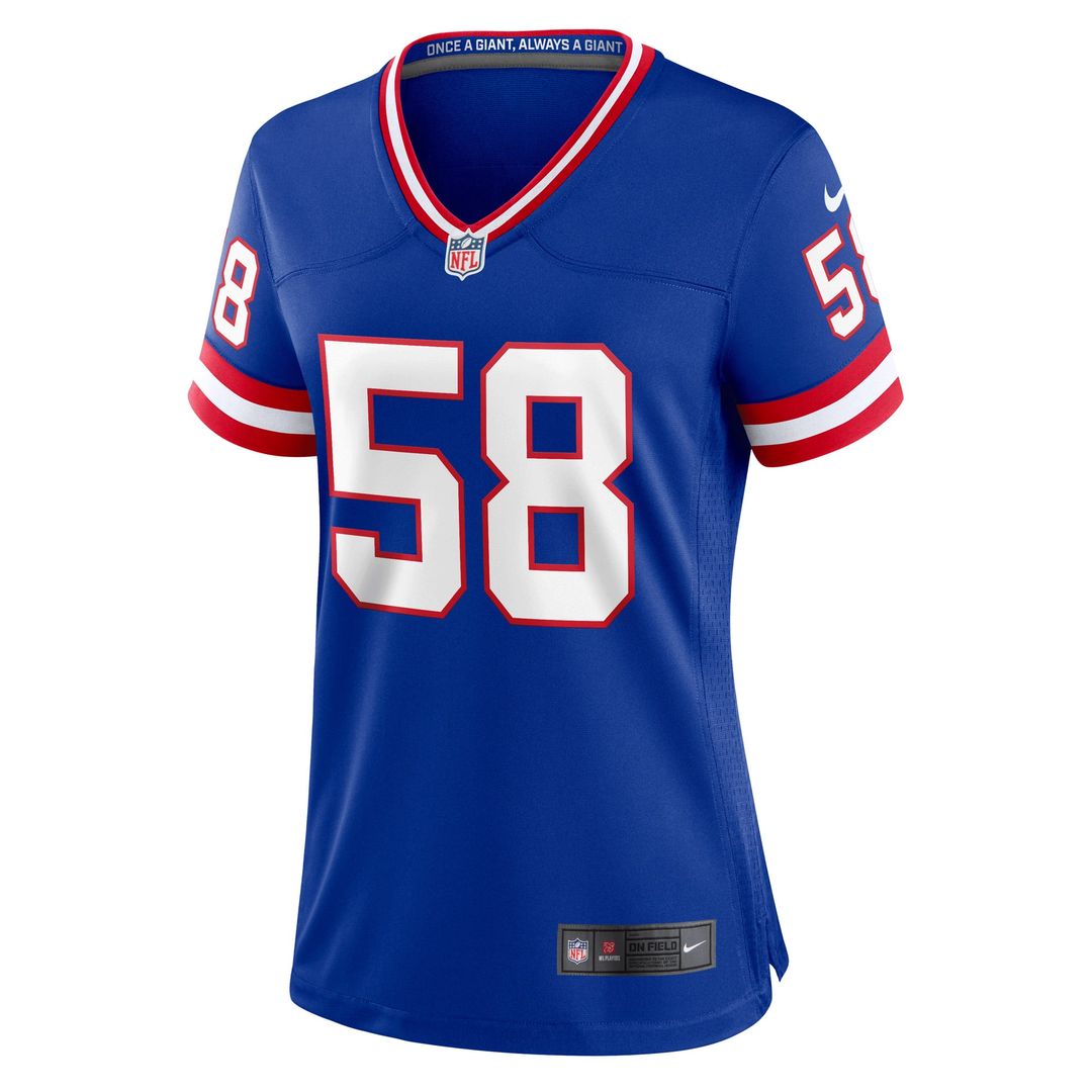 Carl Banks New York Giants Women's Classic Retired Player Game Jersey - Royal