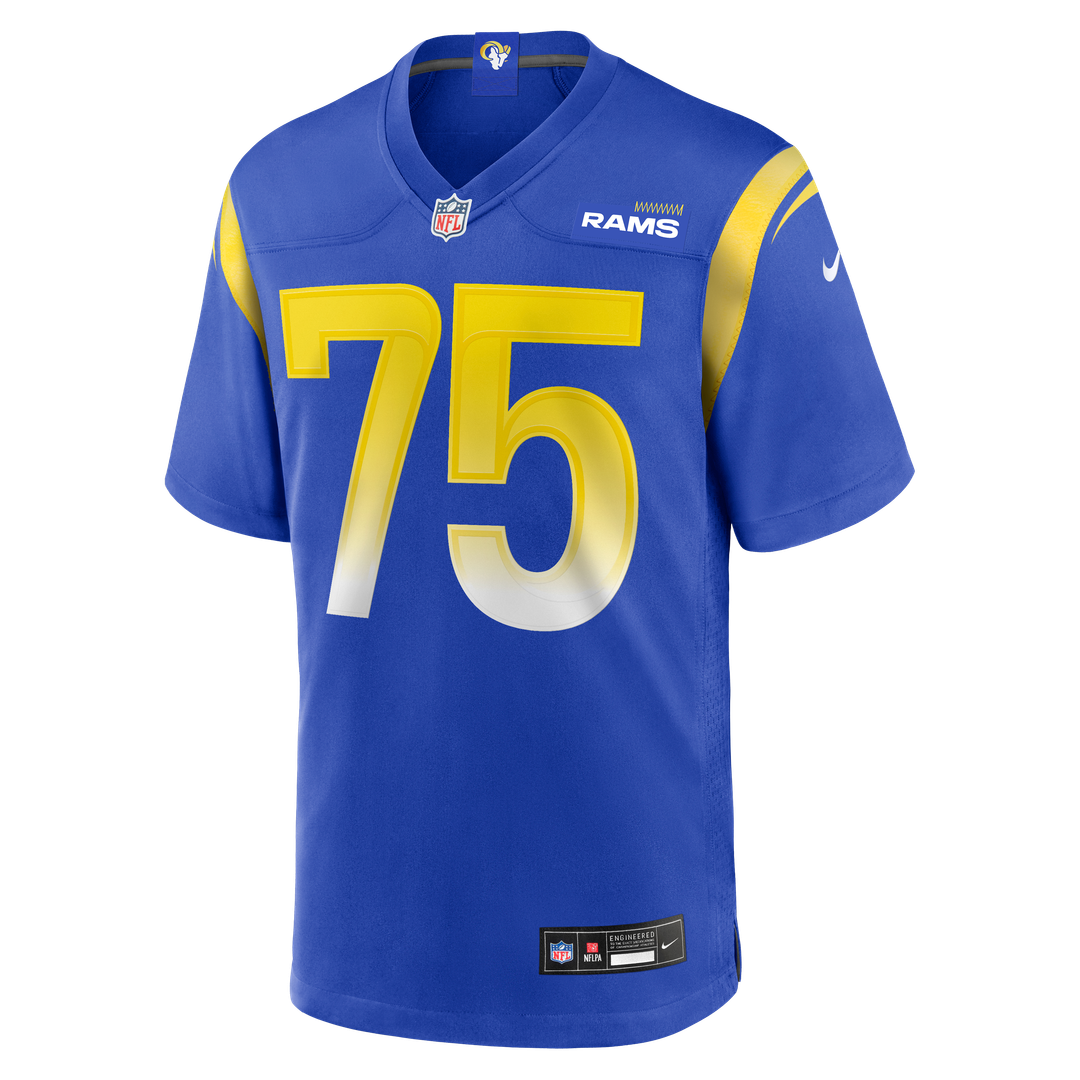 Deacon Jones Los Angeles Rams Game Retired Player Jersey - Royal