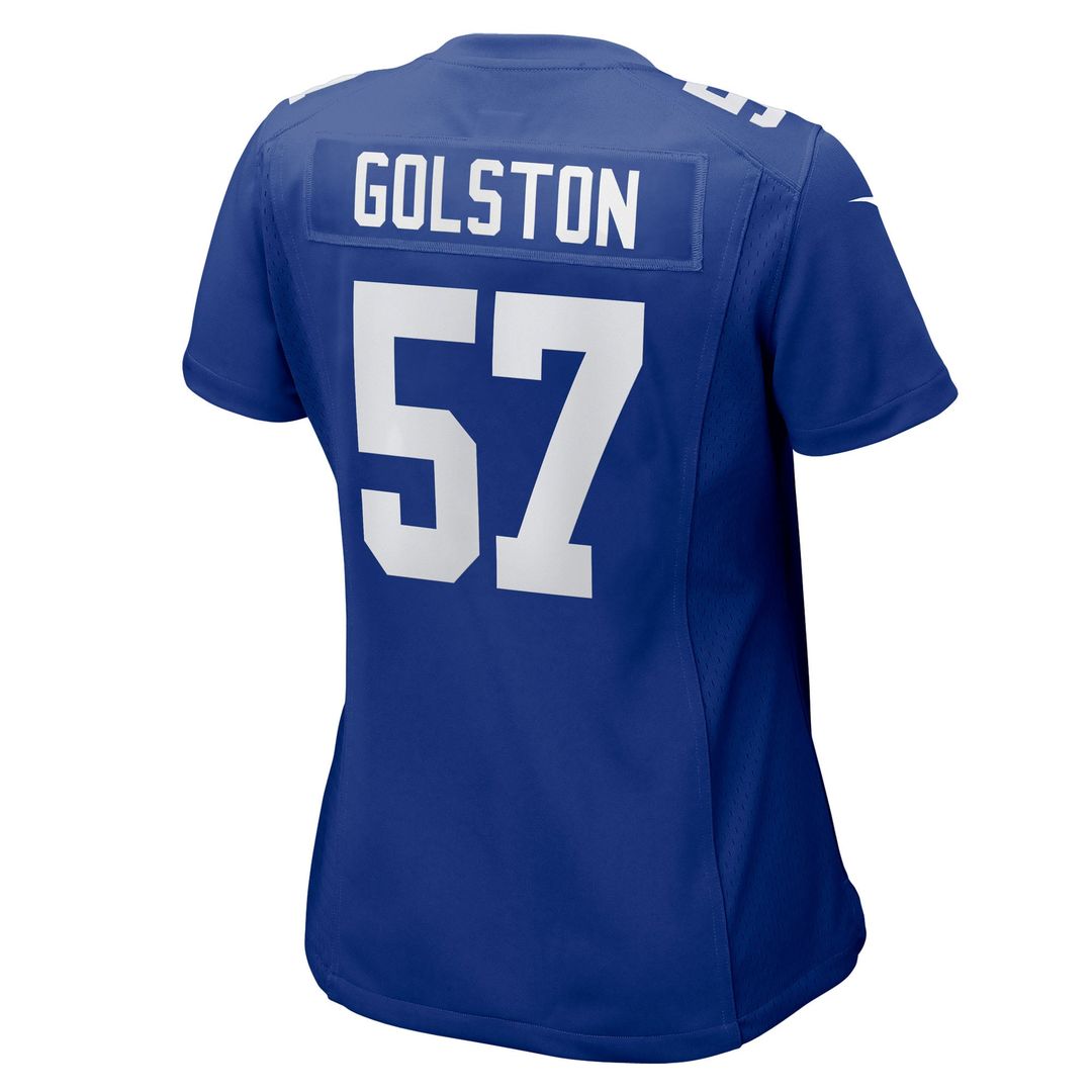 Chauncey Golston New York Giants Women's Team Game Jersey - Royal