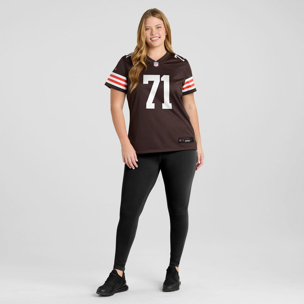 Cornelius Lucas Cleveland Browns Women's Team Game Jersey - Brown