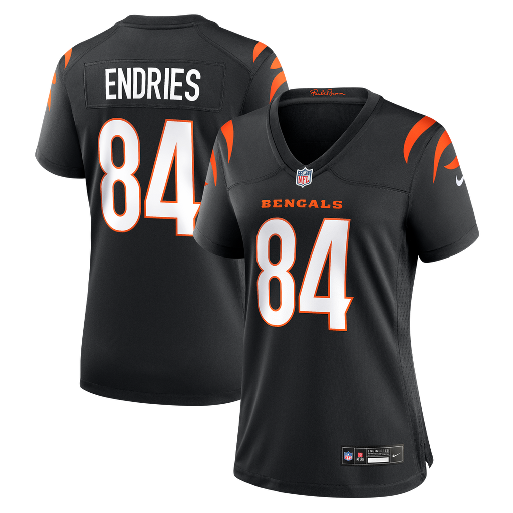 Jack Endries Cincinnati Bengals Women's Team Game Jersey - Black