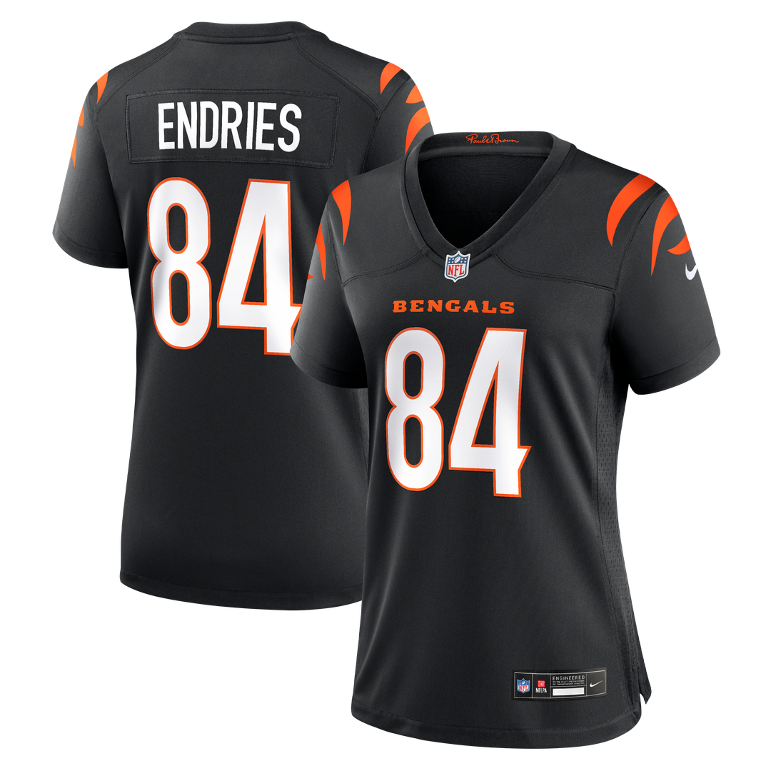 Jack Endries Cincinnati Bengals Women's Team Game Jersey - Black