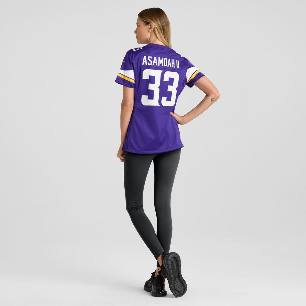 Brian Asamoah Minnesota Vikings Women's Player Game Jersey - Purple