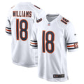 Caleb Williams Chicago Bears First Round Pick Player Game Jersey - White