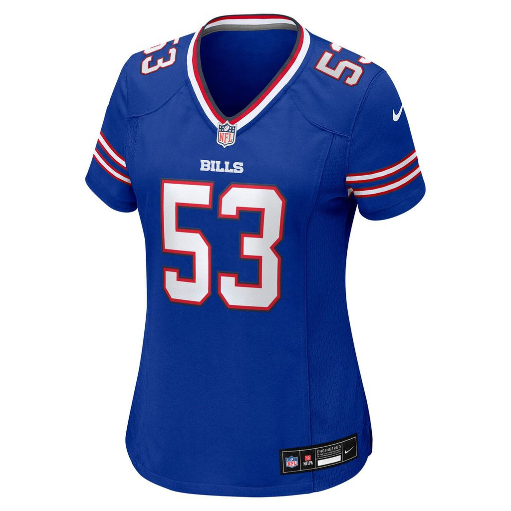 Lloyd Cushenberry III Buffalo Bills Women's Team Game Jersey - Royal