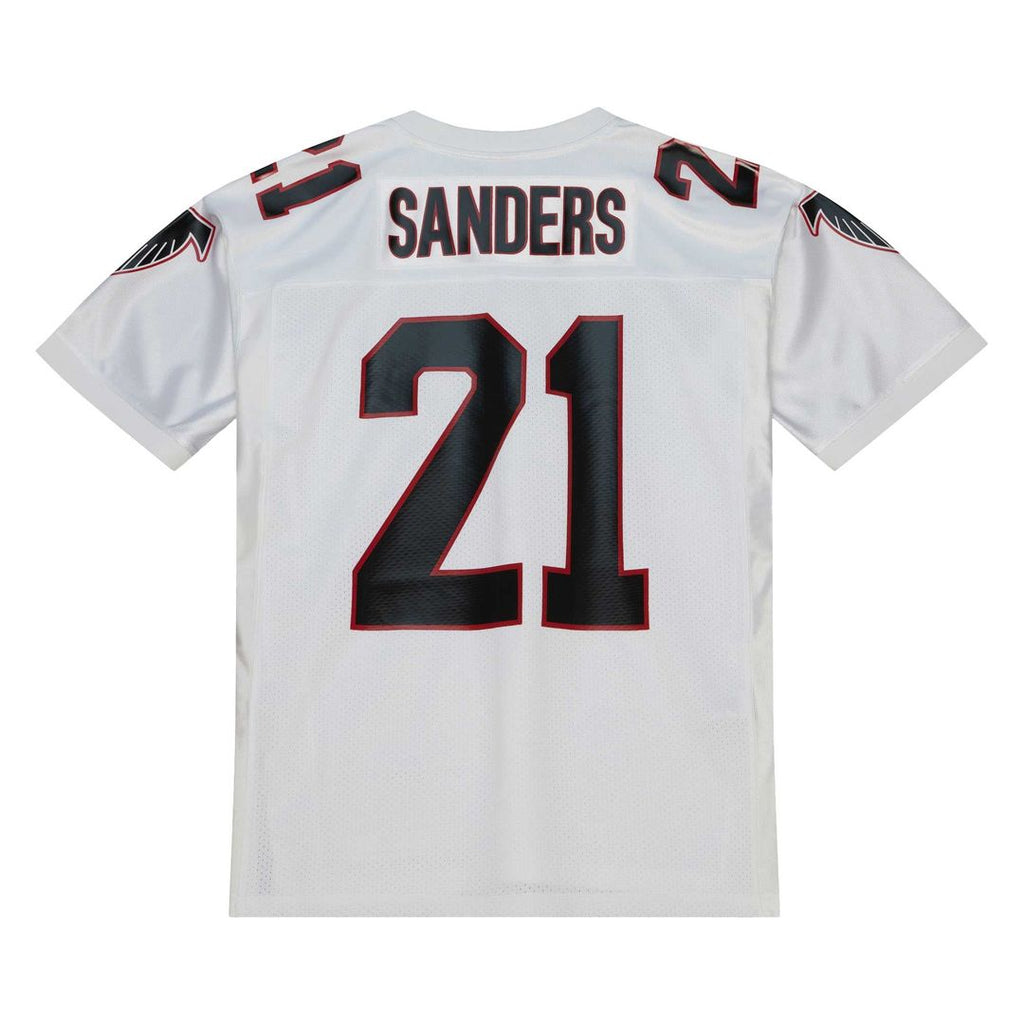Deion Sanders Atlanta Falcons 1991 Authentic Throwback Retired Player Jersey - White