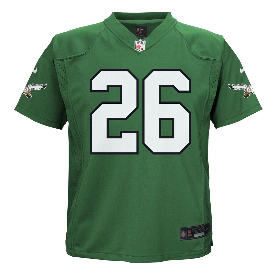 Saquon Barkley Philadelphia Eagles Toddler Alternate Game Jersey - Kelly Green