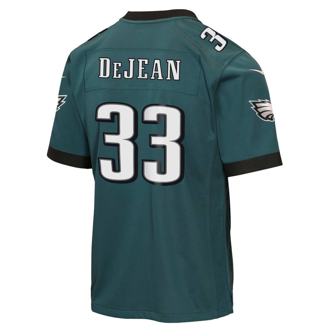Cooper DeJean Philadelphia Eagles Youth Team Game Jersey - Midnight Green