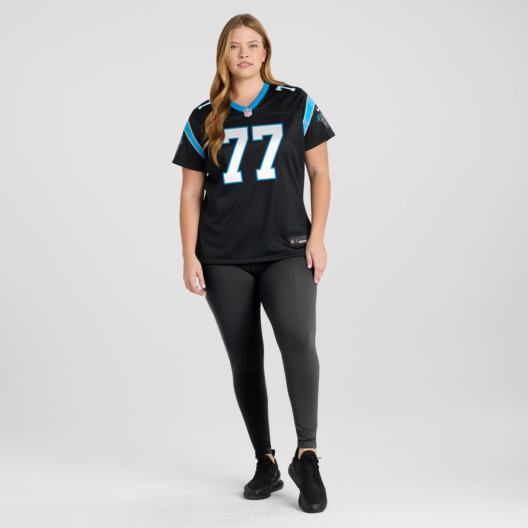 Yosh Nijman Carolina Panthers Women's Game Jersey - Black
