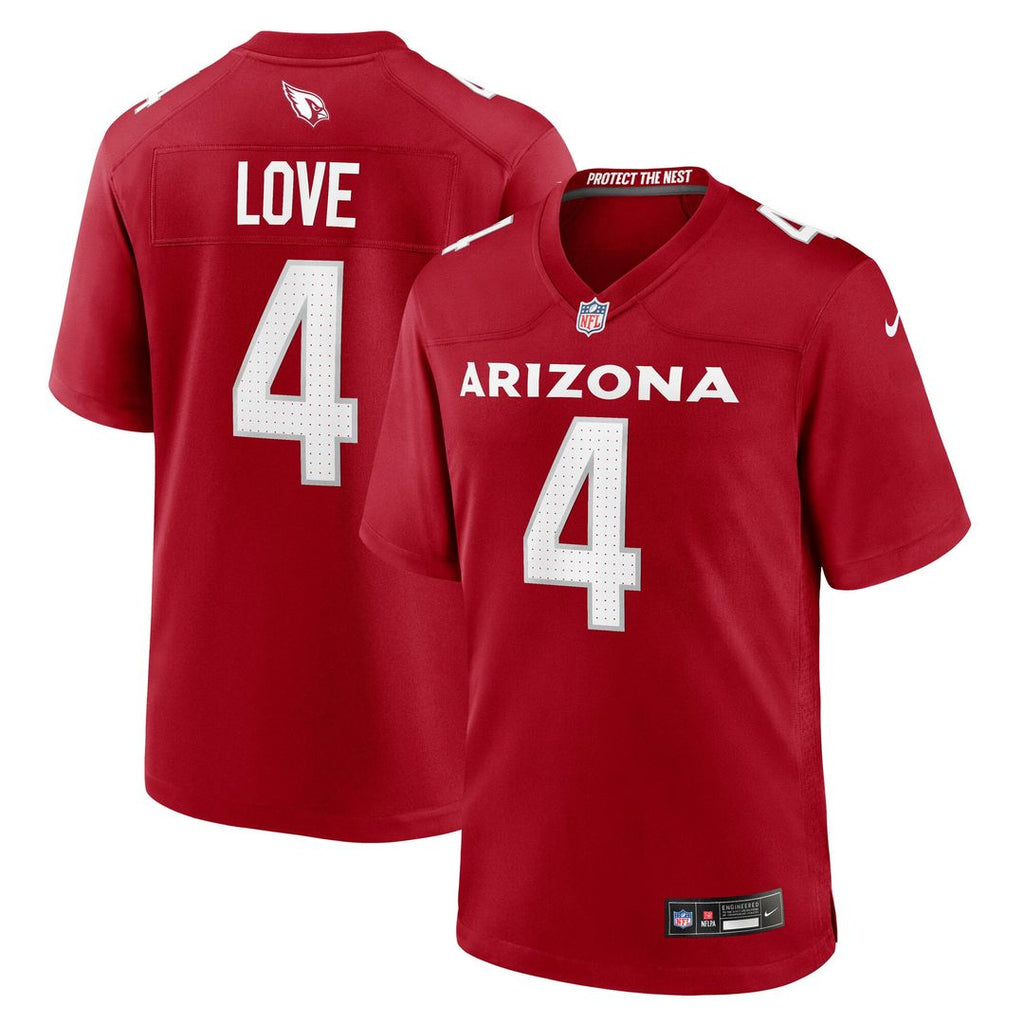 Jeremiyah Love Arizona Cardinals Youth Team Game Jersey - Cardinal