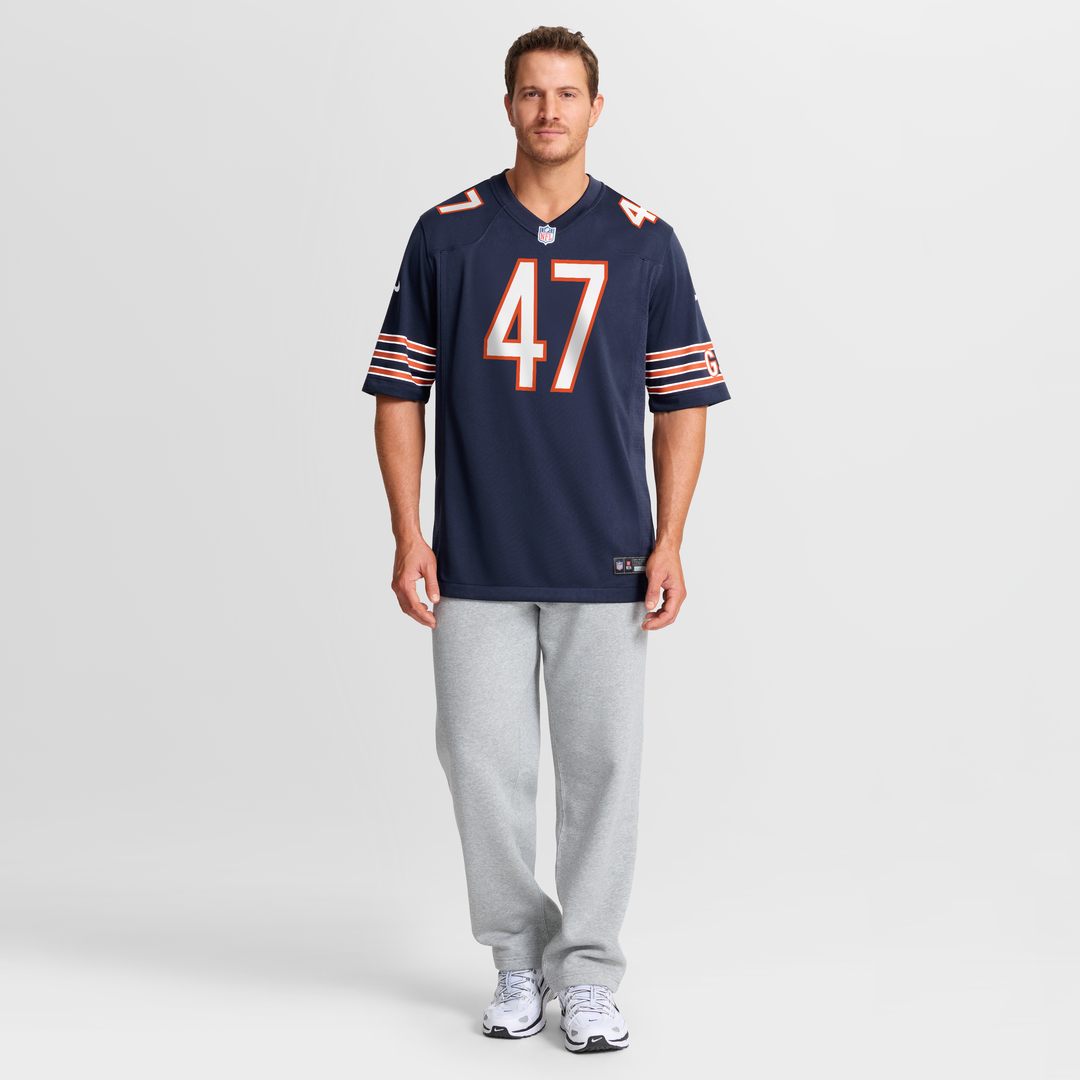Ruben Hyppolite II Chicago Bears Team Game Jersey - Navy