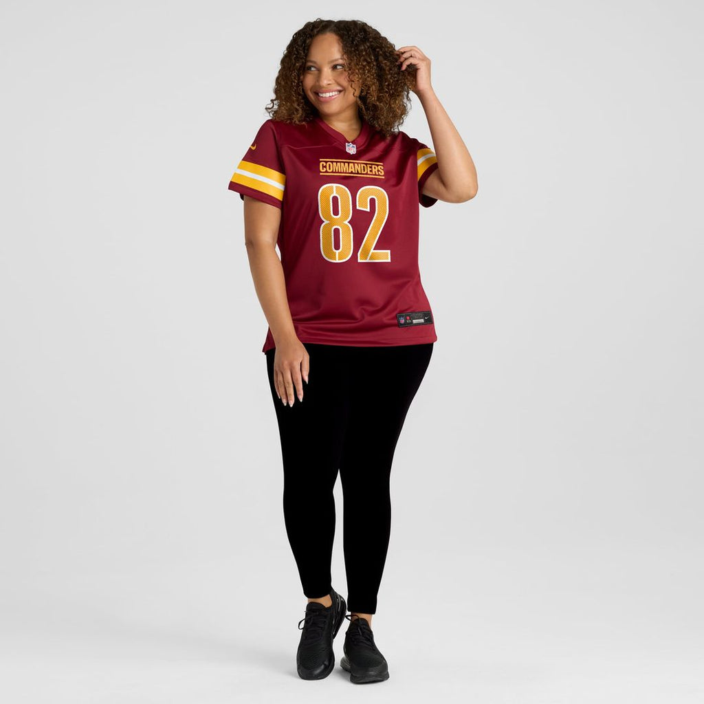 Ben Sinnott Washington Commanders Women's Team Game Jersey - Burgundy