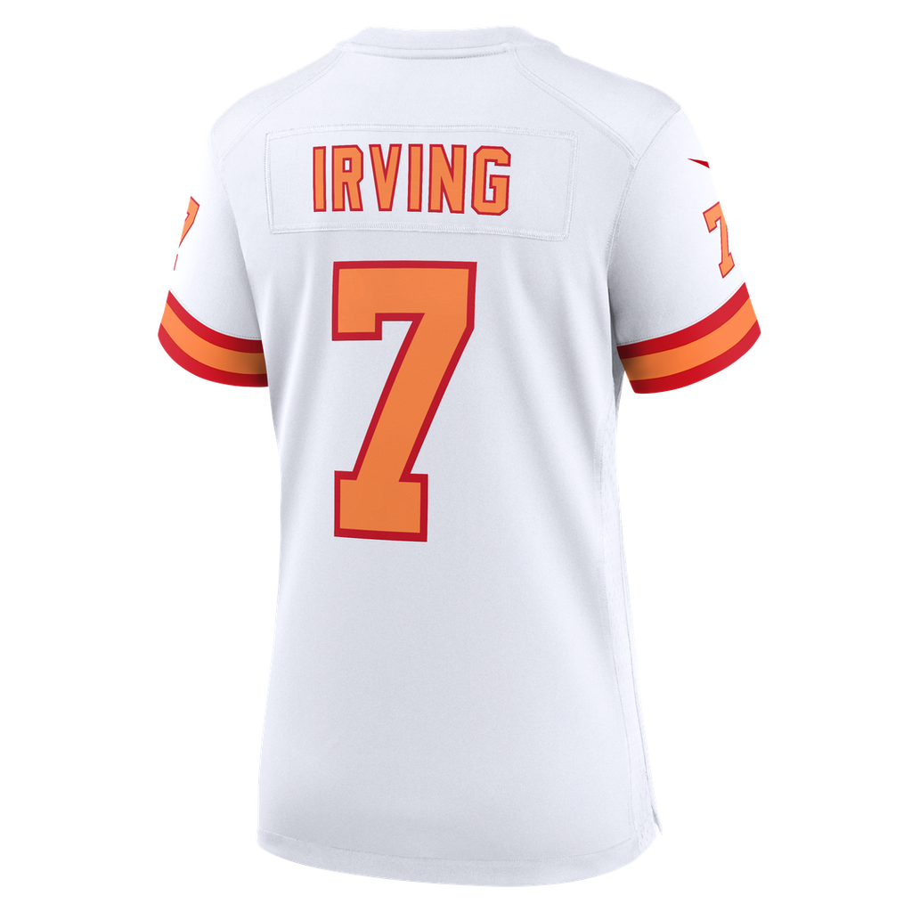 Bucky Irving '76 Tampa Bay Buccaneers Women's Game Jersey - White